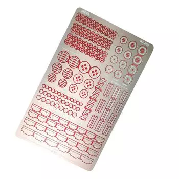 Gunpla Detail Up Модифицированные детали Металлические детали Травление Детали Набор UME-STAR (Тип59)