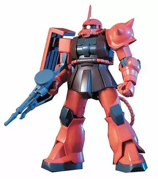 Gunpla HGUC Char Aznable Zaku II Костюм 1/144 MS-06S (Мобильный Гандам) оранжевый