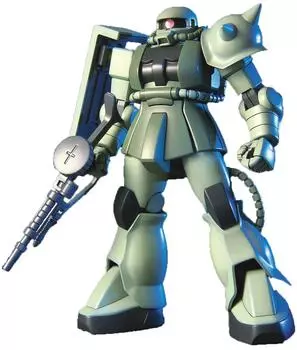 Gunpla HGUC Mass Production Zaku Suit 1/144 MS-06 (Мобильный Гандам) серый