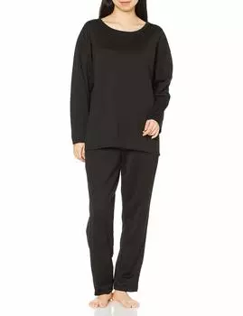 Gunze ADVANCE LABEL MORI Jersey Long Sleeve Size M Pants, Women s, Black, чёрный