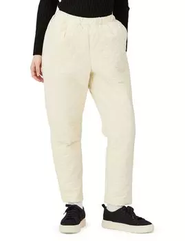 Gunze TZU671 Outer Quilted Women s Pants, Tuche, Heating, Fabric, Outdoor, Off-White