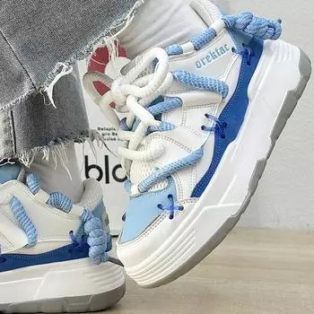 Guochao ins летние новые универсальные мужские туфли для хлеба 2025 года на платформе для увеличения высоты, для пар, для отдыха, для спорта, для пап, для мужчин 35 серый