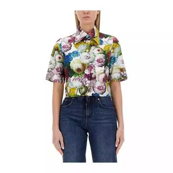 Guoer Women s Fashion Cotton Printed Tops & Pocket Pants Chaps XL