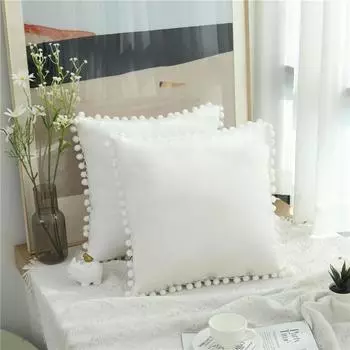 GURET бархатные наволочки декоративные подушки для дивана автомобиля Housse De Coussin 45*45 30*50 мягкие роскошные домашние декорации пледы 30x50cm белый
