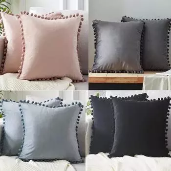 GURET бархатные наволочки декоративные подушки для дивана автомобиля Housse De Coussin 45*45 30*50 мягкие роскошные домашние декорации пледы 30x50cm белый
