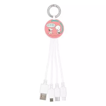 гурманы арахис снупи мультизарядный кабель красный SNGG-104RD