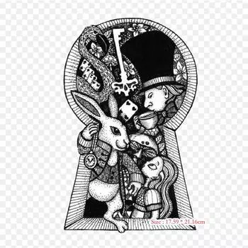 Гусеница Алиса Приключения в стране чудес Рисунок Wh Утюг на теплопередаче Печать Виниловые нашивки Наклейка для одежды DIY Аппликации Моющиеся нашивки