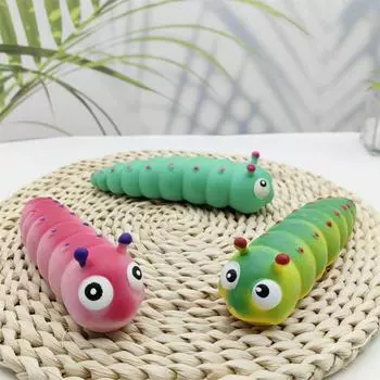 Гусеница Лала Ле Вент окрашенная гусеница с песком, формирующая милую гусеницу, креативные игрушки New CaterpillarSand Fi
