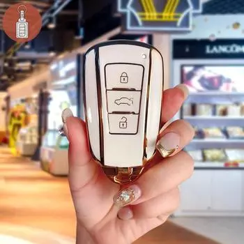 GUSHIBEI ТПУ чехол для ключей от машины для Dongfeng Scenery 580 Fengshen AX7 Yixuan max чёрный