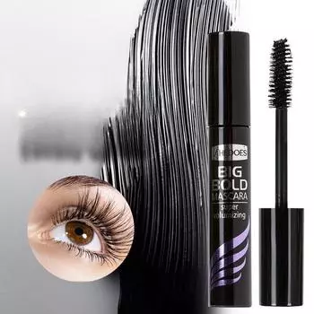 Густая керлинговая тушь для макияжа, прочная водостойкая тушь против головокружения, черная, подходит для начинающих