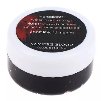 Густой поддельный сгусток крови гель для макияжа вампиров шрамы для Хэллоуина косплей 1 унция 1pcs