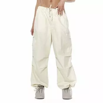 Gusty High Waist Loose Star Same Style Loose Pants Beige S