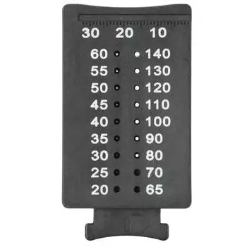 Гуттаперчевый резак, измерительная линейка, измерительная шкала, стоматологический инструмент