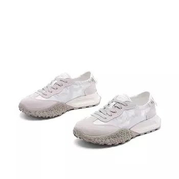 Guyun Shu европейская повседневная обувь 2025 года, новая модная универсальная спортивная обувь на платформе со шнуровкой Forrest Gump для тренировок 35