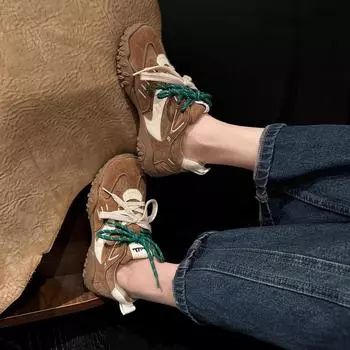 Guyun Shu Shantika~ Нишевая обувь Forrest Gump для женщин, осенние новые повседневные универсальные кроссовки на толстой подошве из Германии для женщин 35