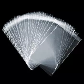GWHOLE OPP Bag Прозрачный пластиковый пакет OPP 10 см x 15 см Упаковочный пакет с запечатыванием 200 штук Упаковочный пакет