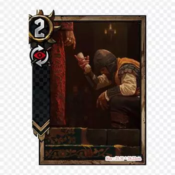 Гвинт Ведьмак Карточная игра Пехота Ведьмак 3 Wil Утюг на термопереносной печати Виниловые нашивки Наклейка для одежды DIY Аппликации Моющиеся нашивки