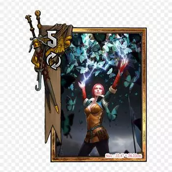 Гвинт. Ведьмак. Карточная игра. Ведьмак 3. Дикая Охота. Tr. Утюг на термопереносной печати. Виниловые нашивки. Наклейки для одежды. Аппликации «сделай сам», моющиеся нашивки.