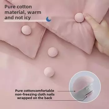 Гвоздь для крепления одеяла: Противоскользящая угловая пряжка для хлопковых пододеяльников и простыней 3.4cm x 2.7cm