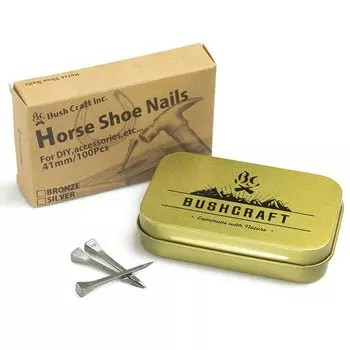 Гвозди для подковы Bush Craft, 100 шт., серебро серебряный