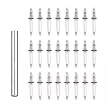Гвозди из углеродистой стали для легкой установки, для точного изготовления, без следов, двухголовые гвозди из овечьего рога