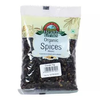 Гвоздика (70 г), Organic Cloves, Health Fields