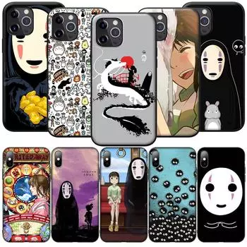 GX231 Унесенные призраками силиконовый мягкий чехол без лица для iPhone 13 12 Mini 11 Pro XS Max XR X 8 7 6 6S Plus 5 5S SE 2020 iPhone 5 5s SE