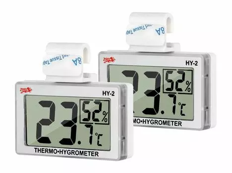 GXSTWU Thermometer Reptile Hygrometer Digital HD LCD with Velcro Hook Temperature and Hygrometer for Reptile Tank Terrarium Breeding Room Vivarium of