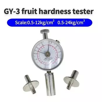 GY-1/GY-2/GY-3 Фруктовый дюрометр Тестер твердости Фруктовый склерометр Тестер твердости металла Дюрометр Тестер твердости