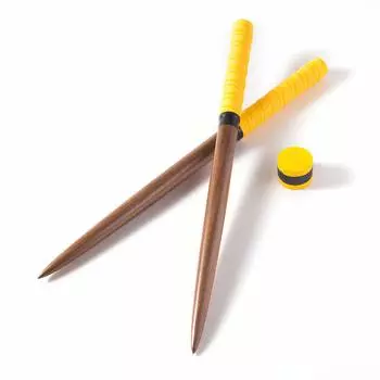 Gyakuscale Maibachi 38 см карбид длинный Maibachi extra Nyoibo Bachi длинный Maibachi конусный черный орех карбид длинный Maibachi Длина 38 см диаметр 2 см