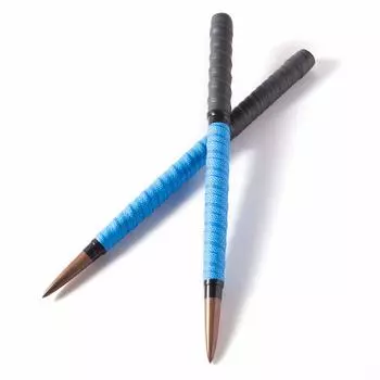 Gyakuscale Maibachi 38 см, карбидное дерево, двойная обмотка, Shinma, модифицированный черный орех, длинная барабанная палочка, карбидное дерево, уникальная текстура древесины и отталкивание