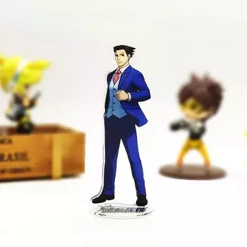 Gyakuten Saiban Phoenix Wright Наруходо Рюичи, акриловая подставка, игрушечная фигурка