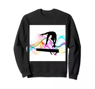 гимнастическое бревно красочный вихрь тренажер чёрный