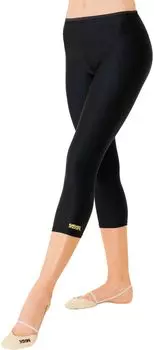 Gymnastics Rhythmic Gymnastics Inner Pants Inner Spats Black JO SG1237 [Sasaki] (3/4 Length) (B)