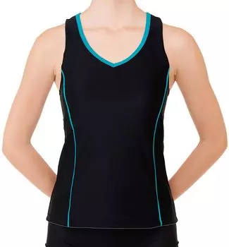 Gymnastics Rhythmic Gymnastics Practice Wear Sleeveless Y Back Top Emerald Green JL 7057 [Sasaki] (EMG)