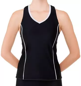 Gymnastics Rhythmic Gymnastics Practice Wear Sleeveless Y Back Top White JO 7057 [Sasaki] (W)