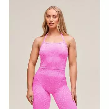 Gymshark Adapt X Whitney Animal Seamless Midi Tank Кисло-розовый Яркий розовый B3b8w Kc0p