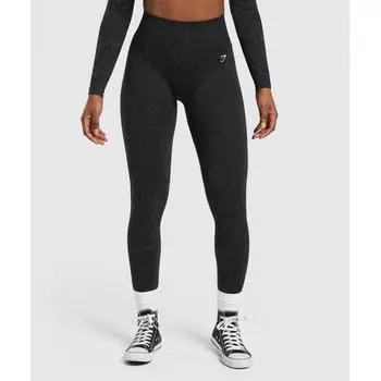 Gymshark Адаптировать Safari бесшовные леггинсы черный асфальт серый B6a8u Bchm XS