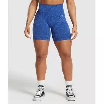 Gymshark Адаптировать Safari обтягивающие шорты Wave Blue Iris Blue B6a8l Ucrn XXS
