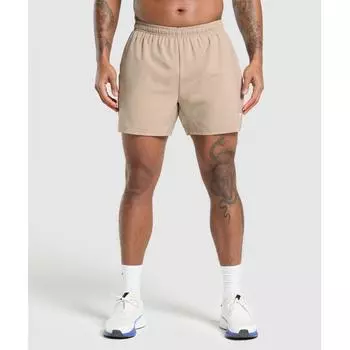 Gymshark Arrival 5 Шорты Цемент Коричневый A2a1m Nbzd XS