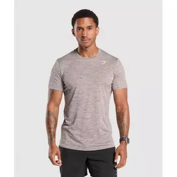 Gymshark Arrival Marl T shirT Pebble Grey Powder Mauve Marl A2a1i Gcwp 3XL
