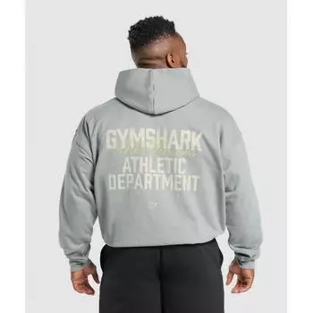 Gymshark Athletic Department Hoodie Smokey Grey A7a1k Gb7r XS