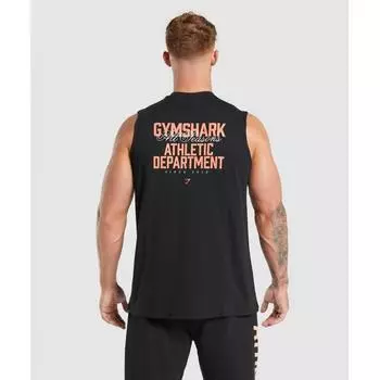 Gymshark Athletic Department Tank Black A7a2c Bb2j XS