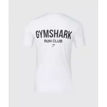 Gymshark Беговой отдел. Футболка белая A2b2k Wb57