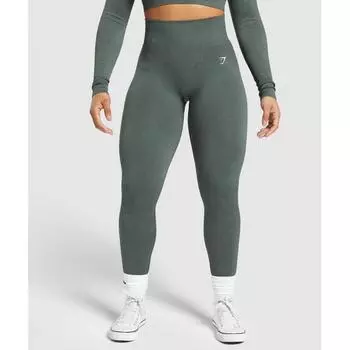 Gymshark Бесшовные леггинсы Adapt Fleck, темно-бирюзовые, карго, темно-бирюзовые B2A1B TBNS