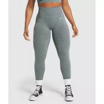 Gymshark Бесшовные леггинсы Lift Contour Slate Teal White Marl B6A9C TBN4