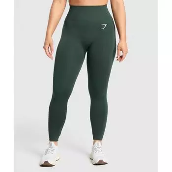 Gymshark Бесшовные леггинсы Vital Woodland Green Marl B9a9o Ebtf XS