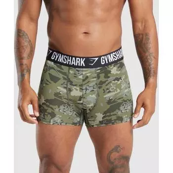 Gymshark Боксеры-трусы Chalk Green A5A3X ECT3 XS