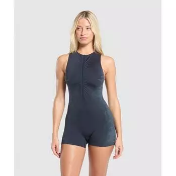 Gymshark Caged Seamless All In One Синий B1c4t Ucy1 XXS