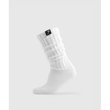 Gymshark Comfy Rest Day Socks White I1a5g Wbbm M